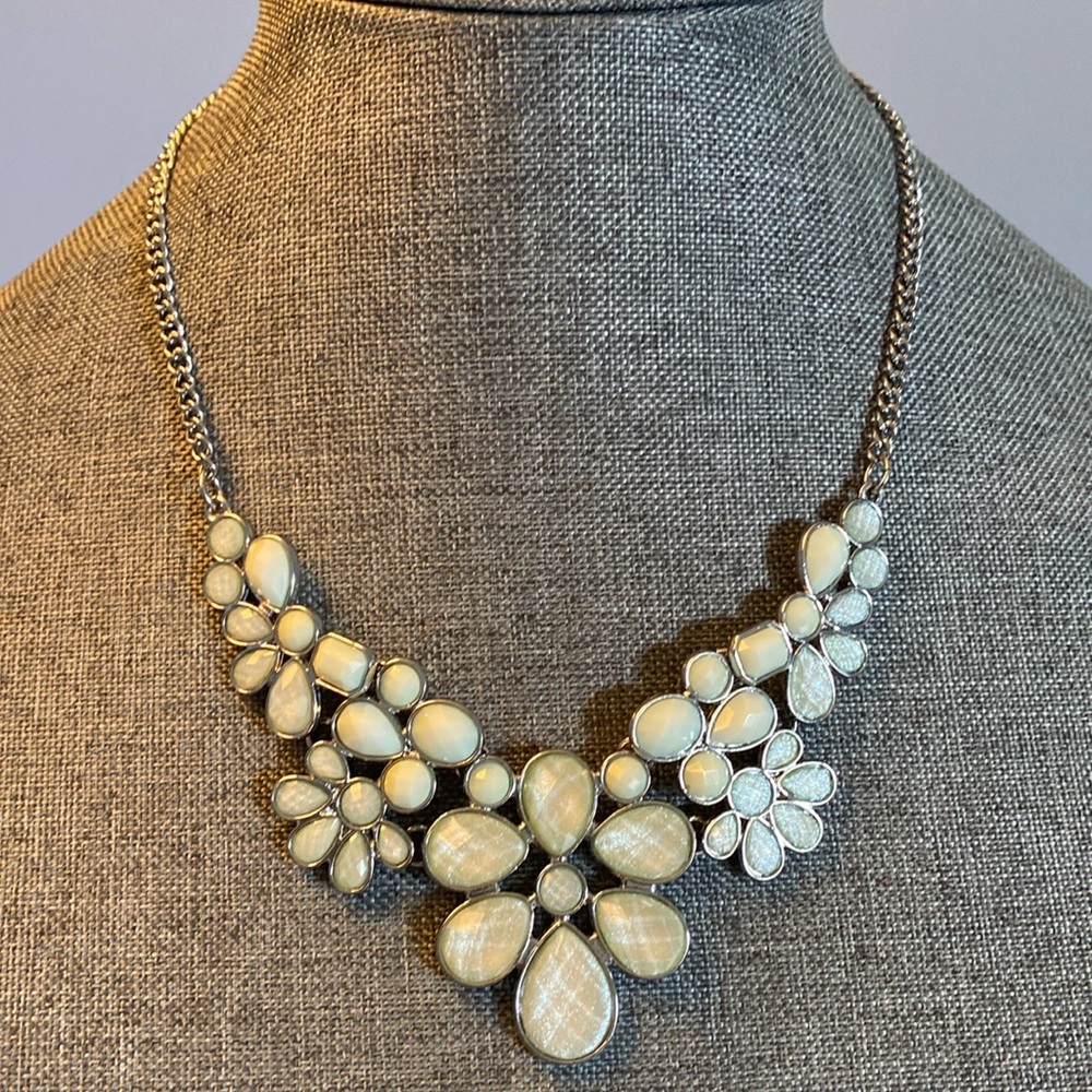 Vintage Look Branded Statement Necklace